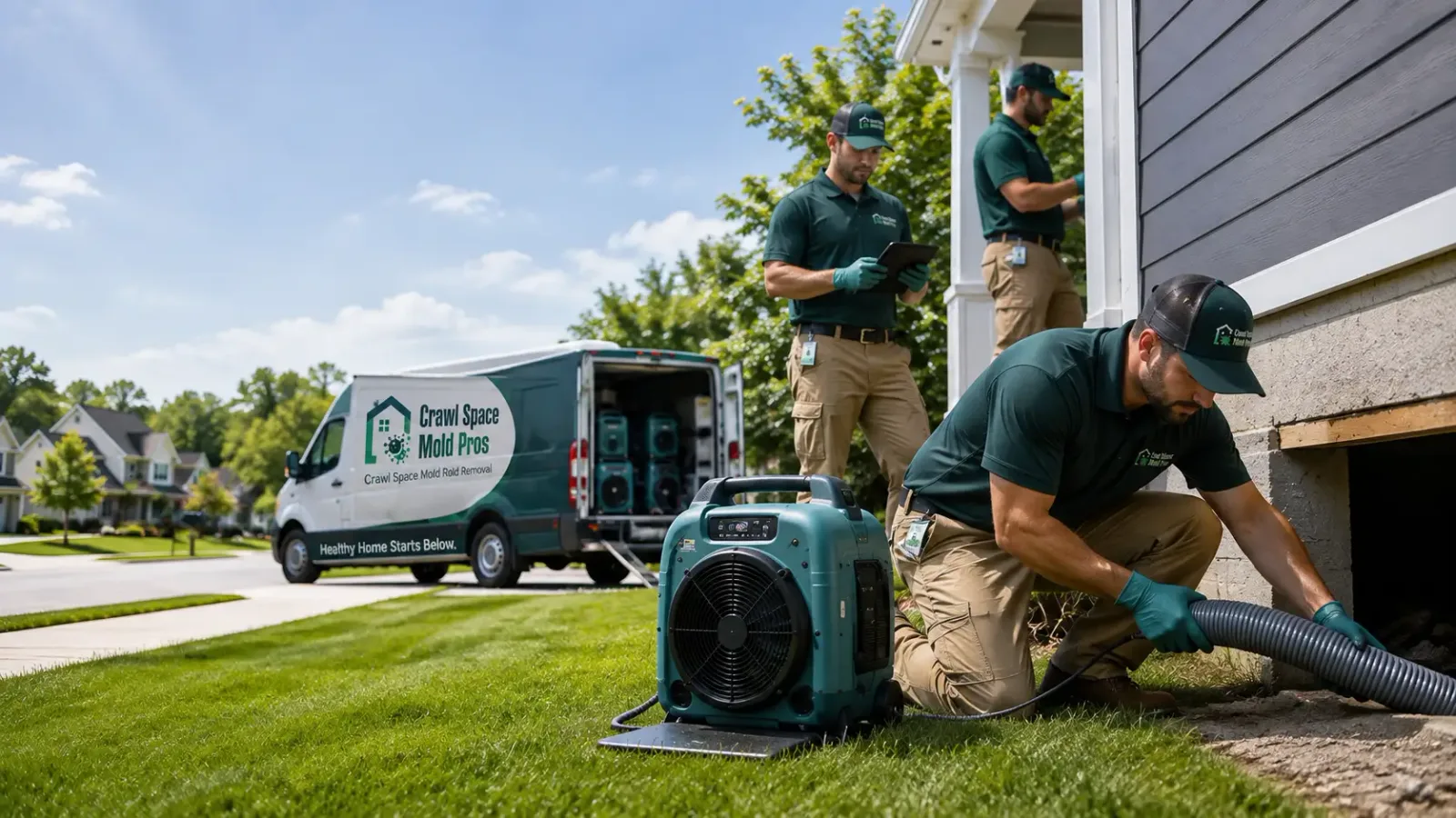 Crawl Space Mold Removal in Larimer, PA
